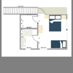 Cabin 6 loft layout